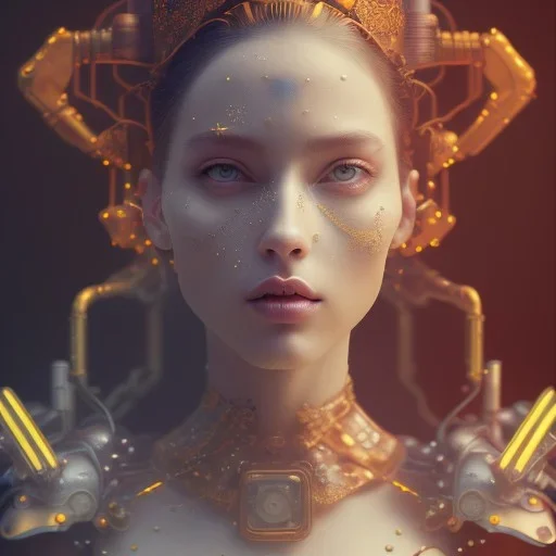 composition,portrait painting of a steampunk princess,steampunk center, ultra realistic, concept art, intricate details, eerie highly detailed, shiny, smooth, studio quality, octane render, Surrealism, Triadic colour scheme,glow-stick, ambient lighting,nightclub lighting, polaroid, 100mm, --ar 1:1 --v4