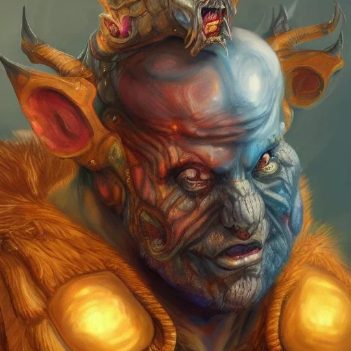 hyperrealism, male,ugly mutated d&d character portrait, colorful fantasy, detailed, realistic face, digital portrait, intricate armor, fiverr dnd character, wlop, stanley artgerm lau, ilya kuvshinov, artstation, hd, octane render, hyperrealism, beautiful d&d character portrait, colorful fantasy, detailed, realistic face, digital portrait, intricate armor, fiverr dnd character, wlop, s”