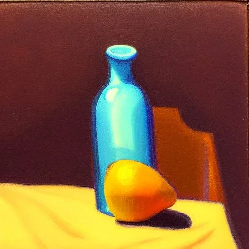 still life bottle