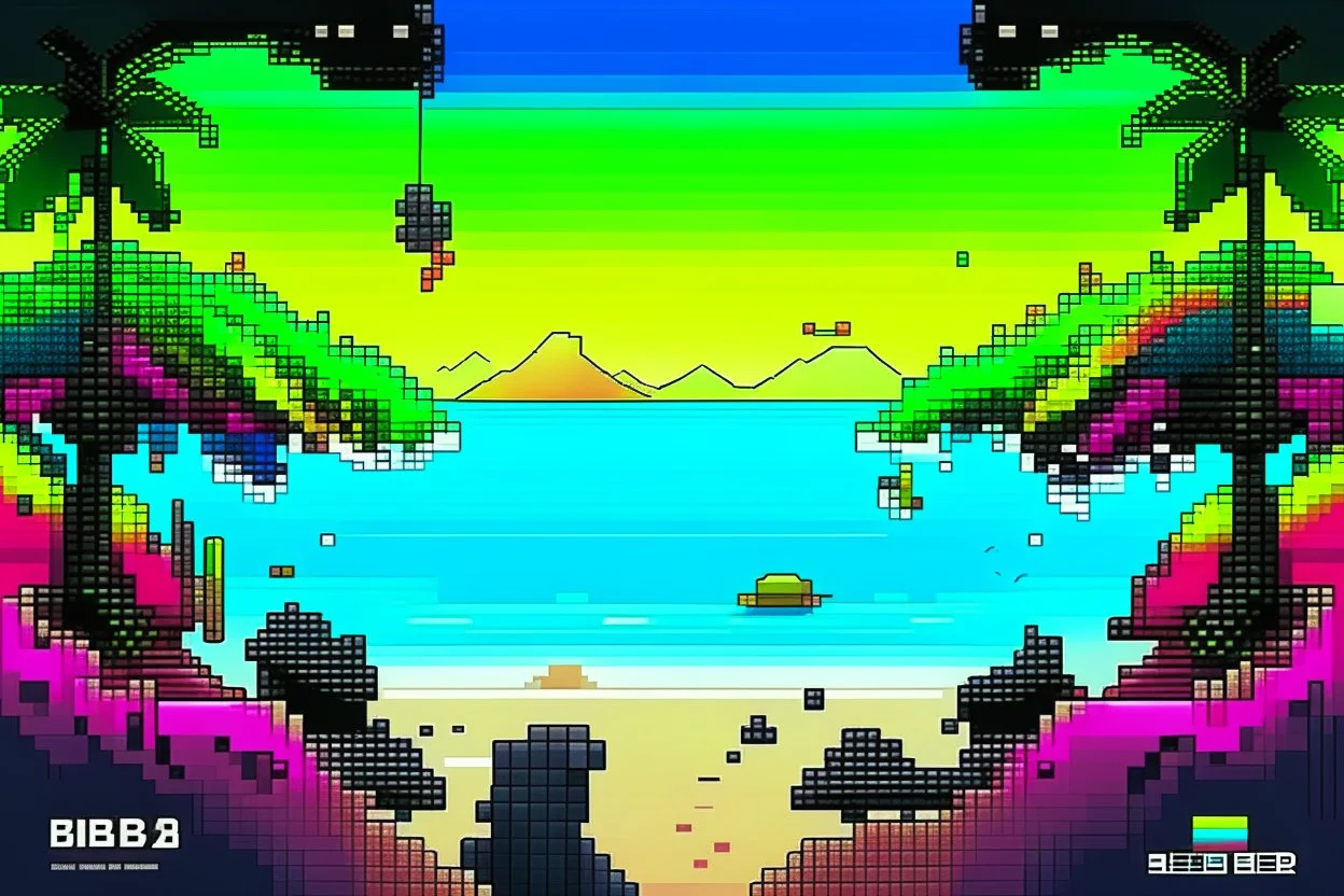 ALBUM COVER - 8BIT IBIZA TECHNO RAVER