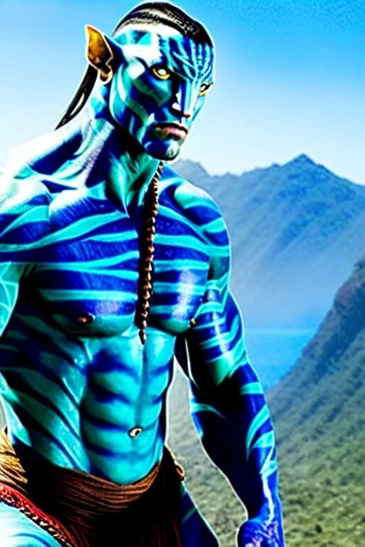 Avatar the way of water starring Dwayne Johnson