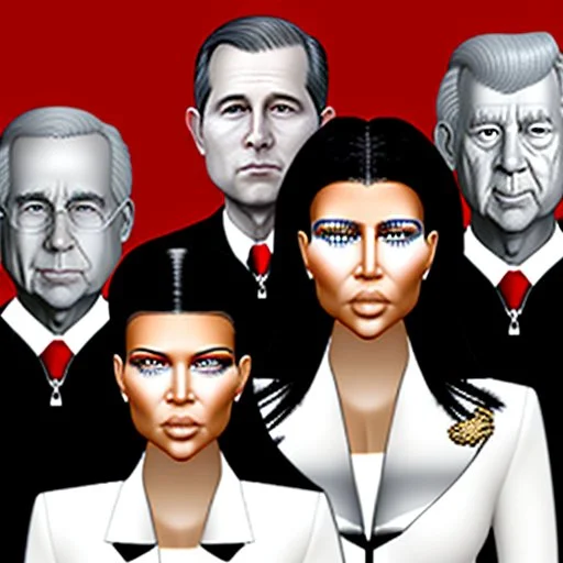 The Kardashian family serving on the United States Supreme Court