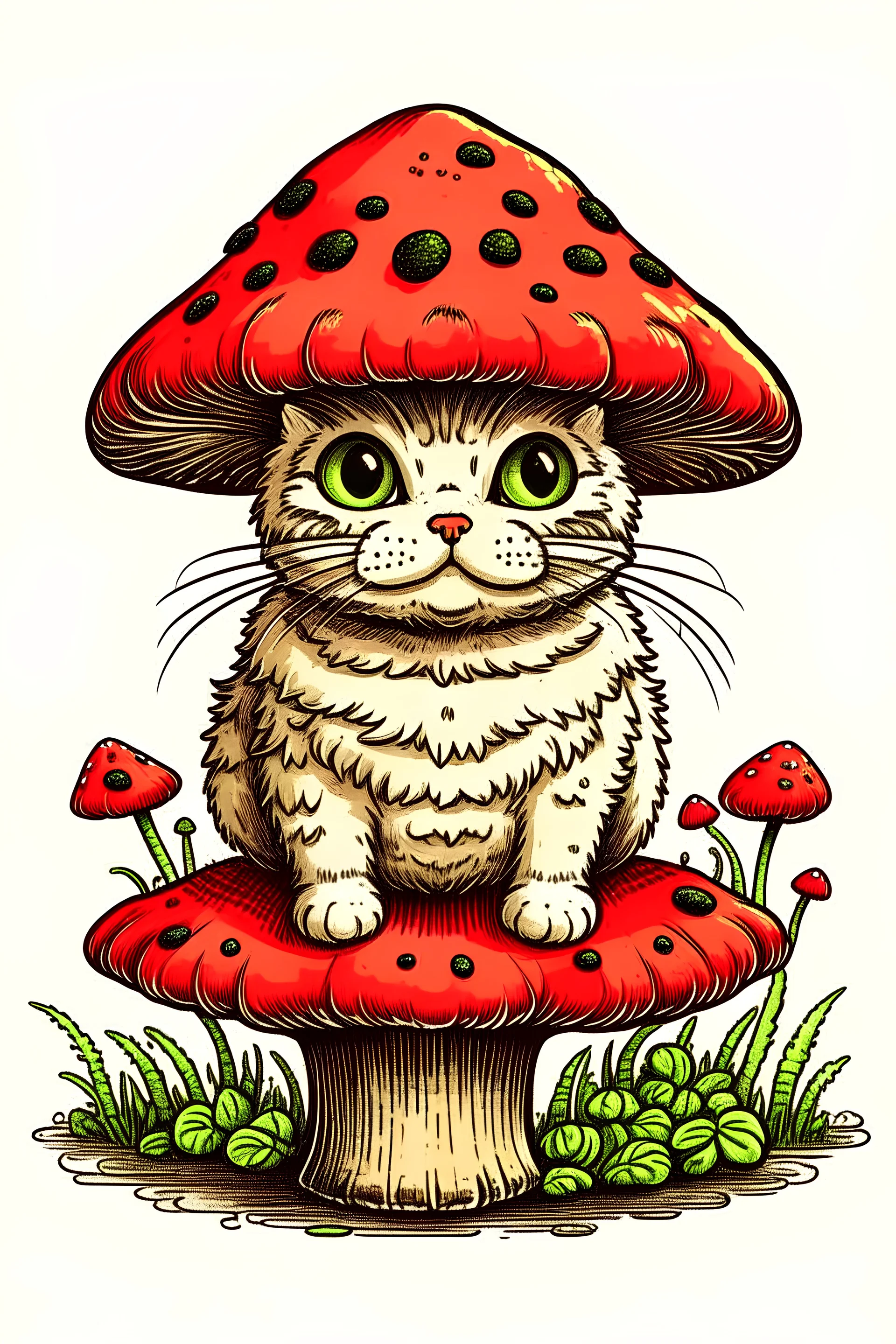 mushroom cat