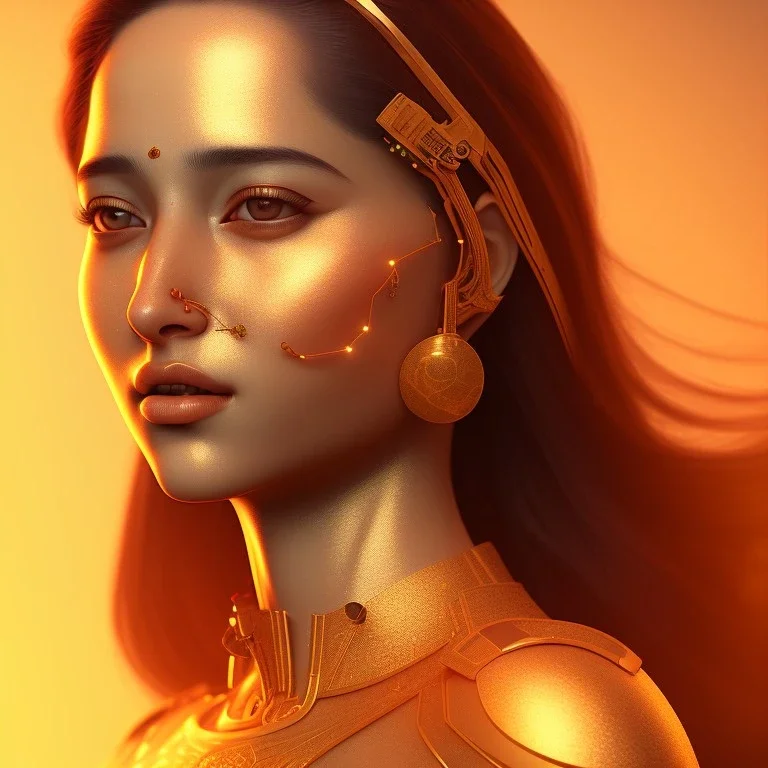 Tamanna bhatia, by Mahmoud Sai, Cartographic, Circuitry, Golden Hour, Closeup-View, 16k, Lumen Global Illumination, Diffraction Grading