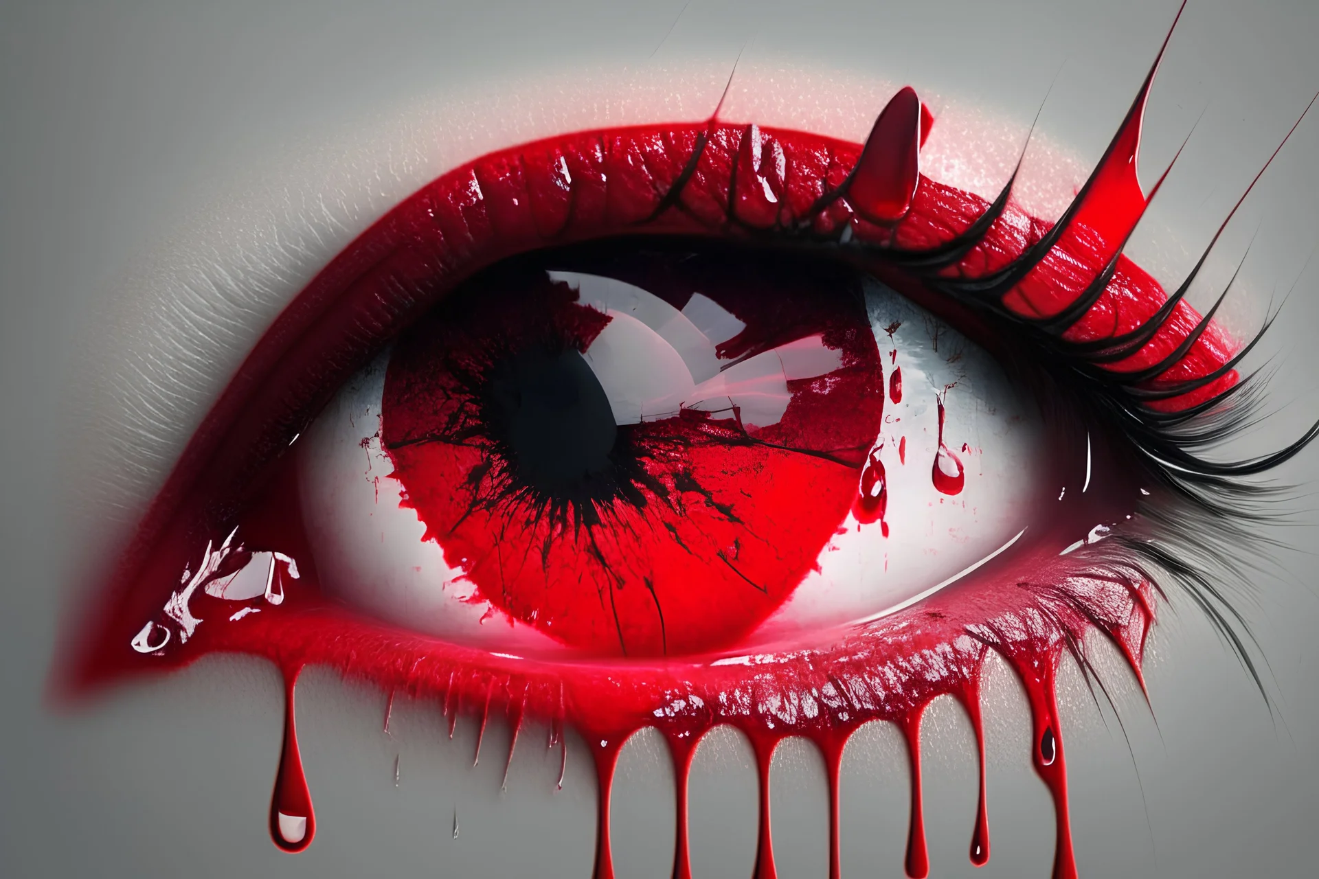 gouged eye bleeding