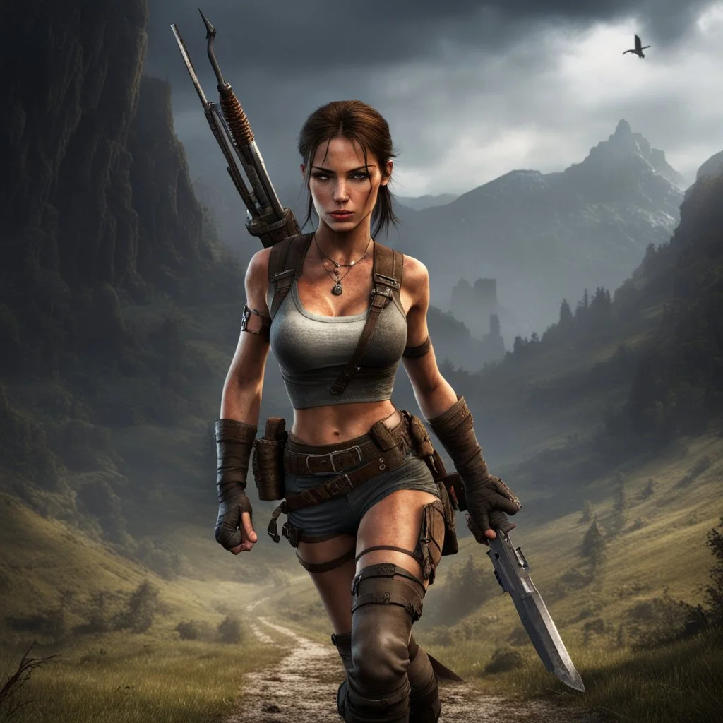 Lara Croft in Transylvania