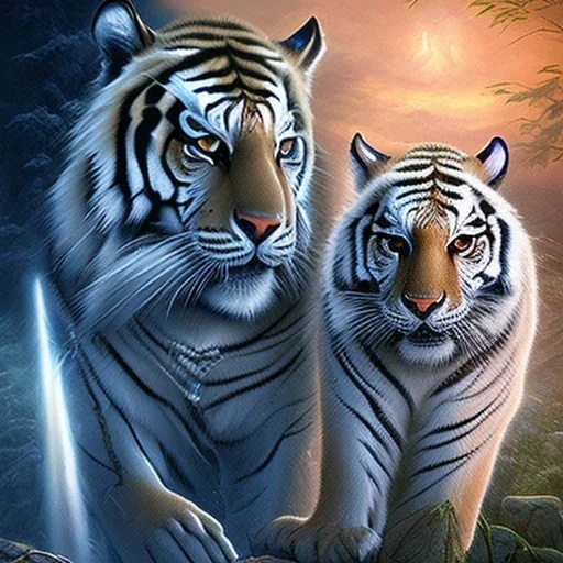 Lord shiva on tiger