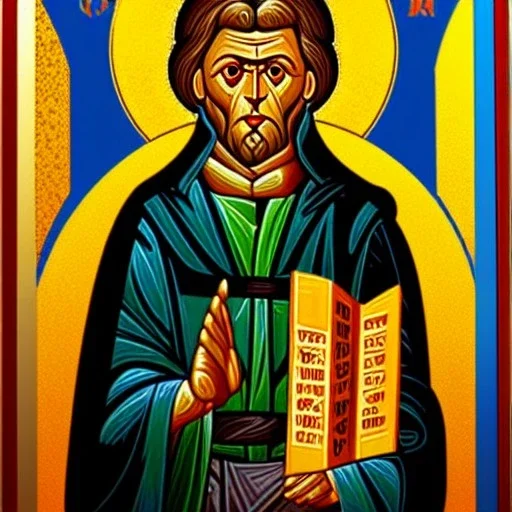 Orthodox icon Yoda jedi master