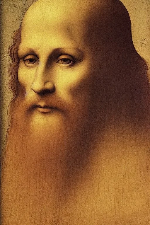 Portrait a human Leonardo da Vinci