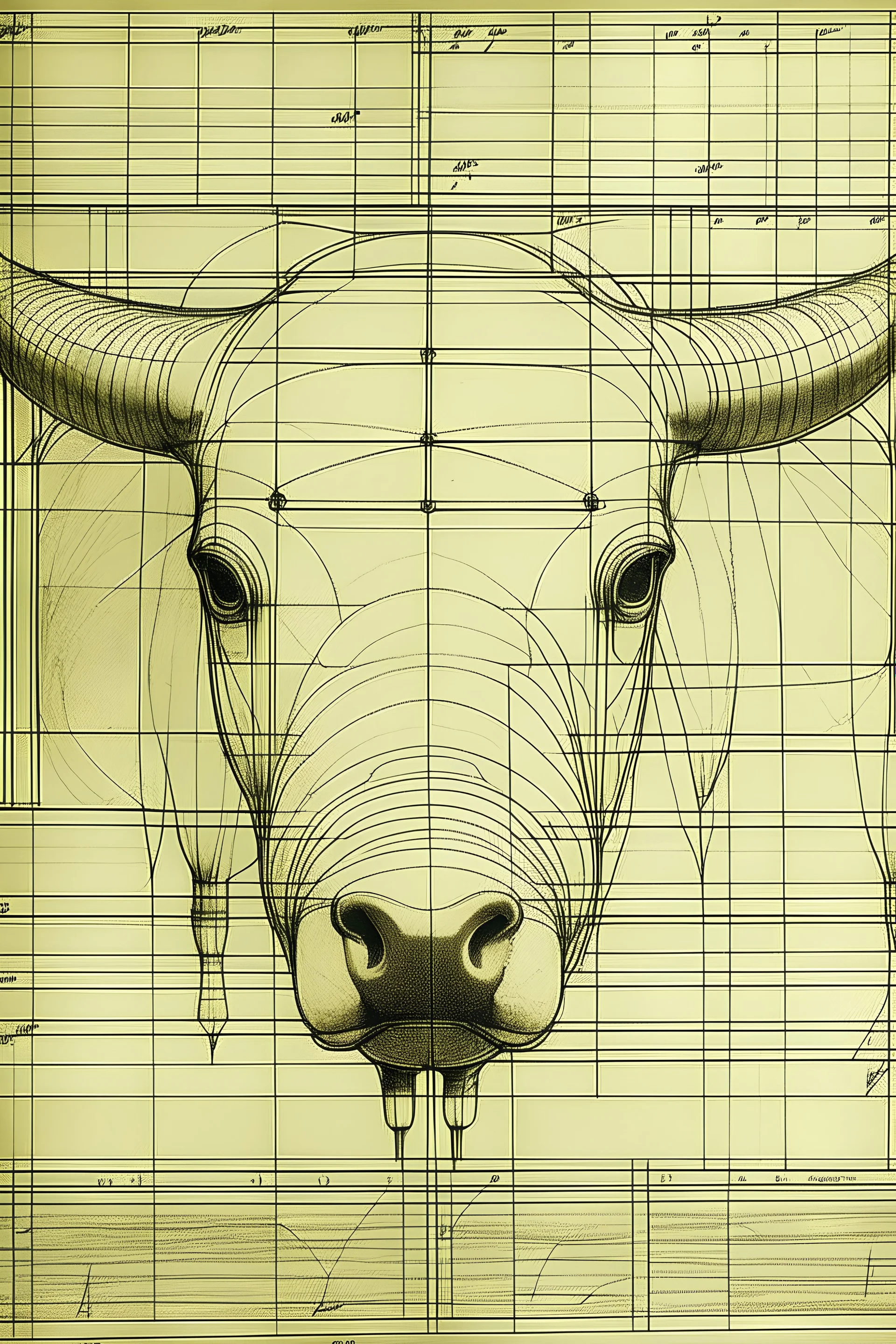 Plano detalle del ojo de una vaca saltando en la llanura pampeana argentina al estilo de Edvar munch. Mostrar versiones