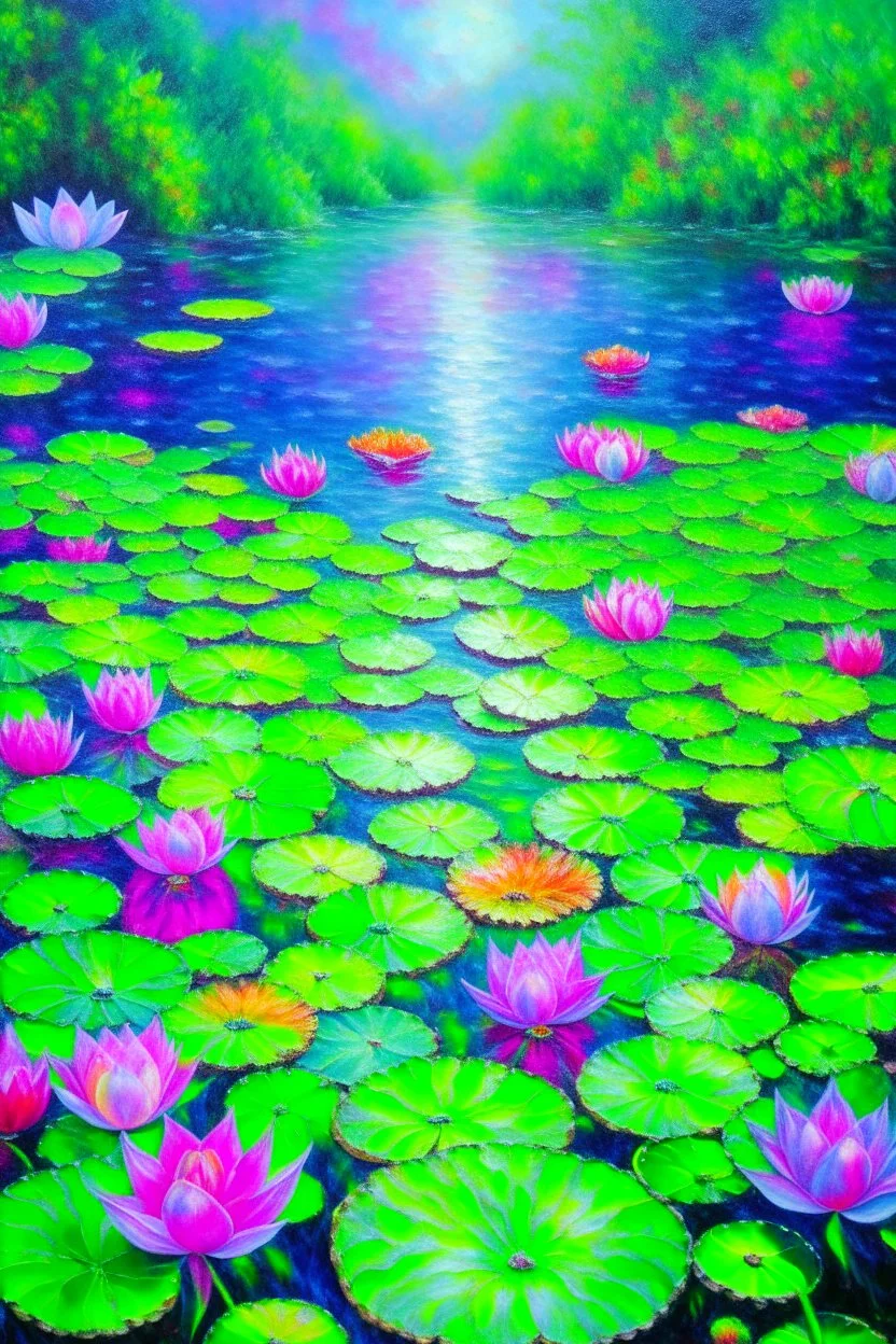 impressionism nature peace communication compassion tranquility water lillies