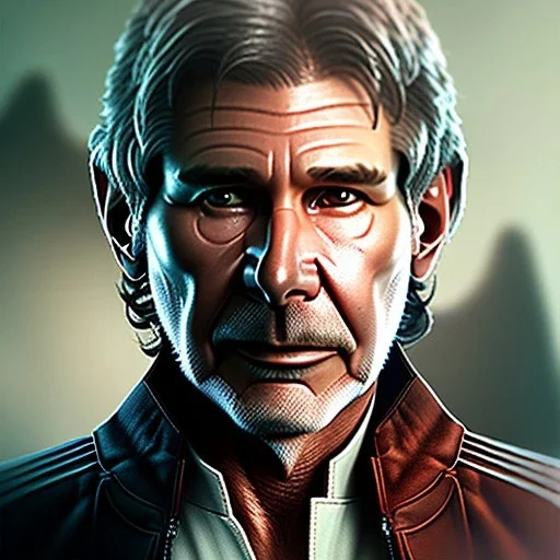 transparent portrait of harrison ford as han solo by Annie Leibovitz, cinematic lighting, photorealistic, volumetric light and shadow, hyper HD, octane render, unreal engine, insanely detailed and intricate, hypermaximalist, hyper-realistic,