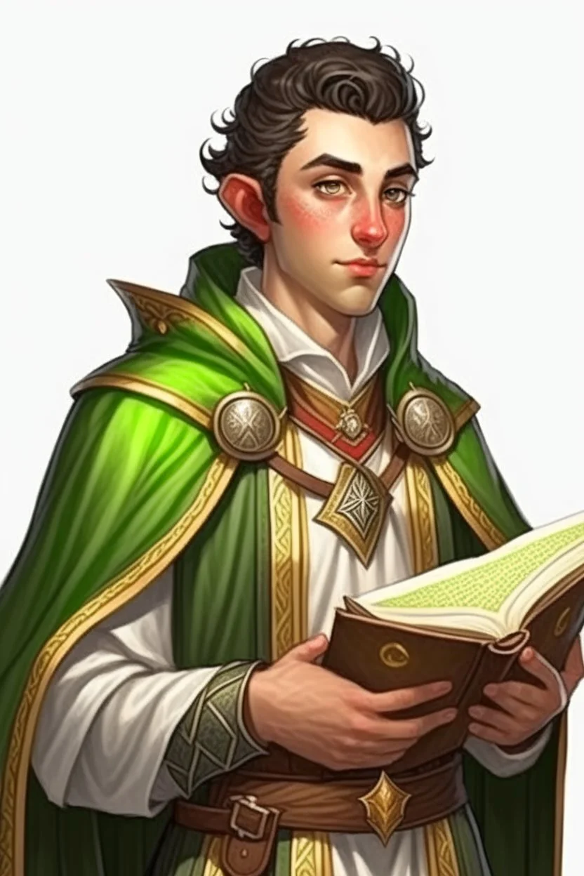 Young male elf cleric