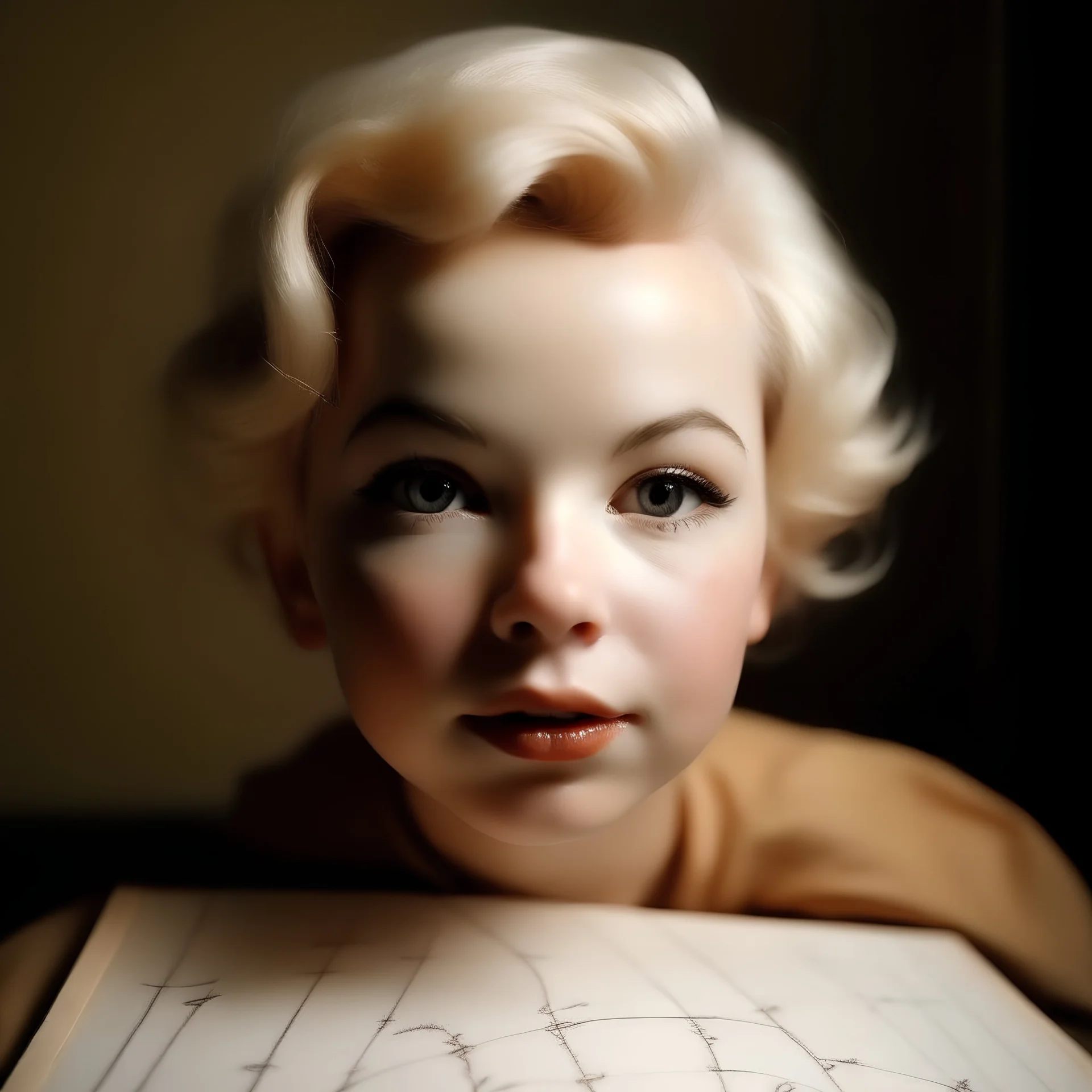 Hyper realistic, doll face, castiglione