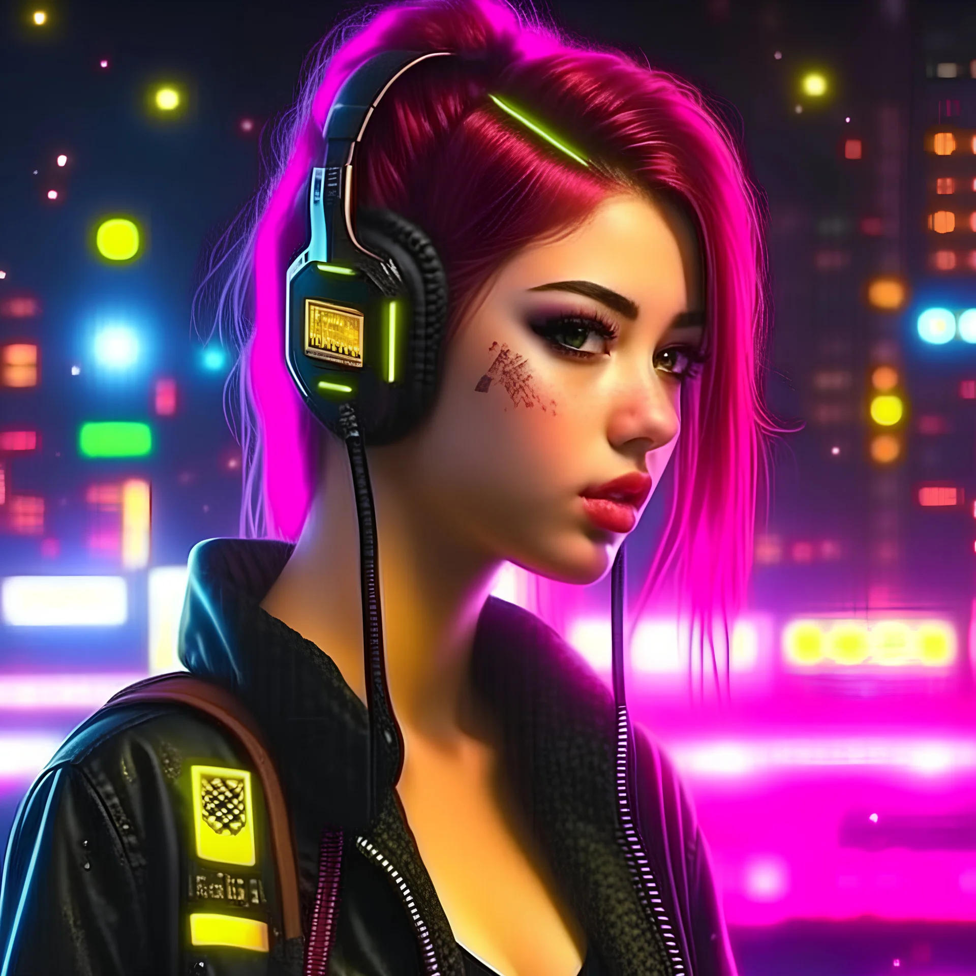 Girl cyberpunk is a thing of beauty