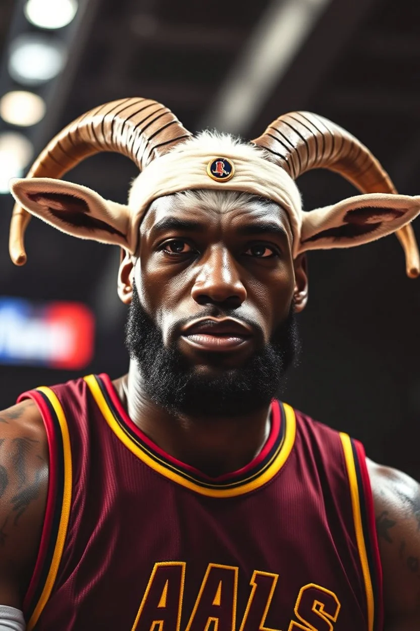 LeBron James as a goat