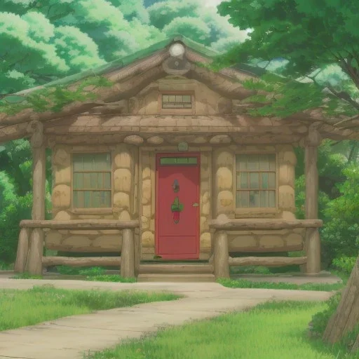 wooden cottage Forrest
