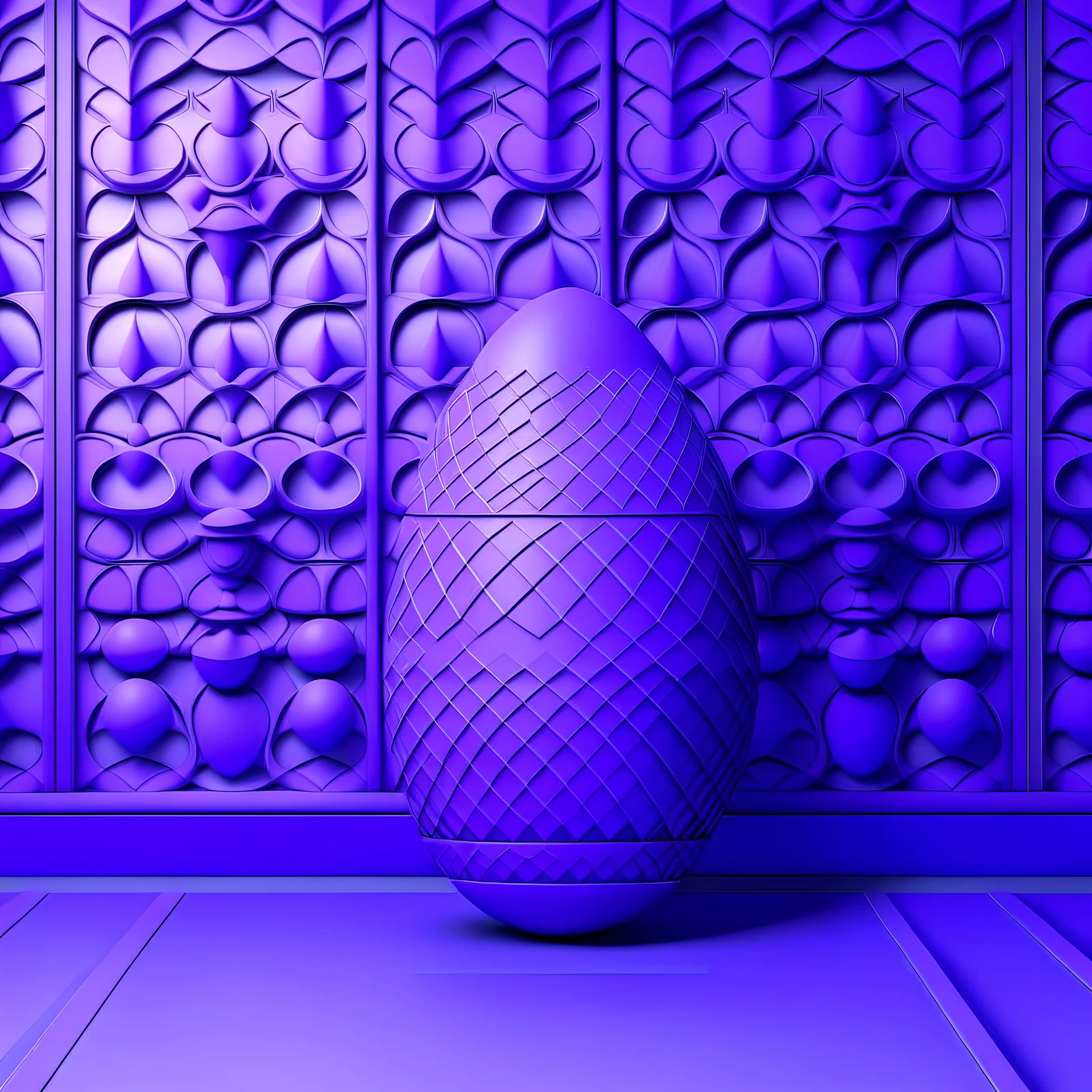 Lord egg 3D background purple