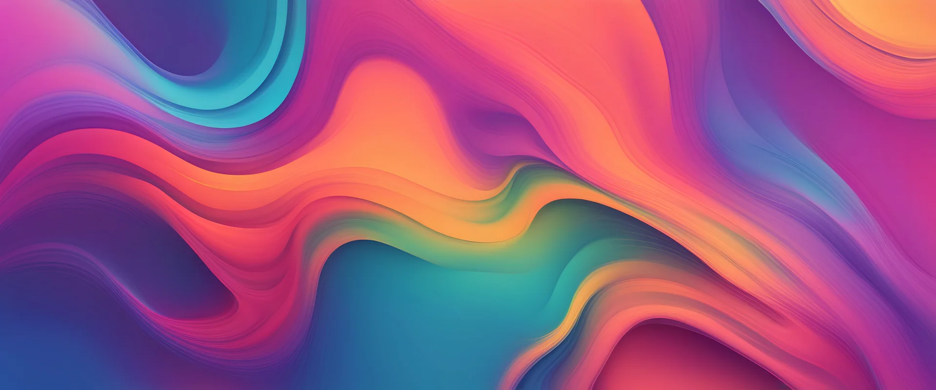 Abstract multi colored gradient fluid background design