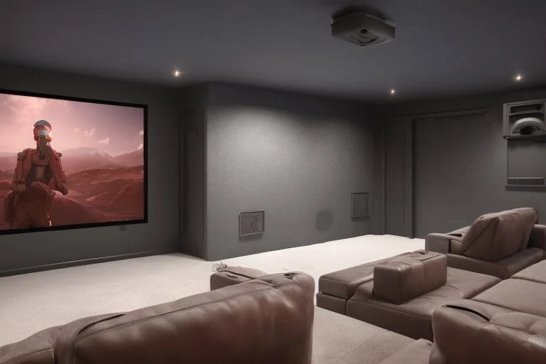 a dedicated home cinema room