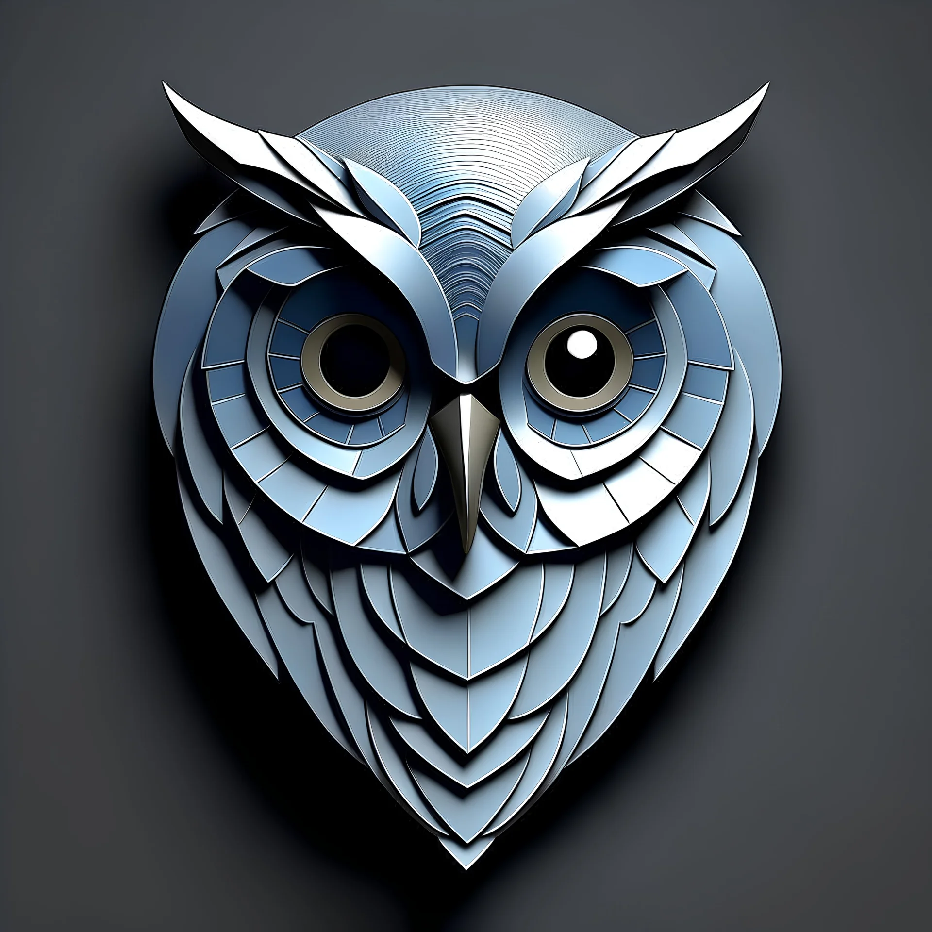 logo 3d burung hantu