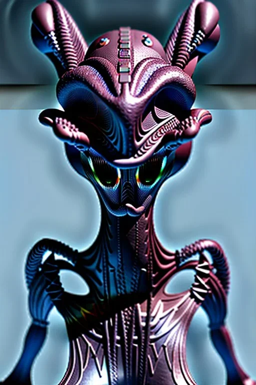 full bodied Weird alien, 8k, finely detailed, photo realistic.