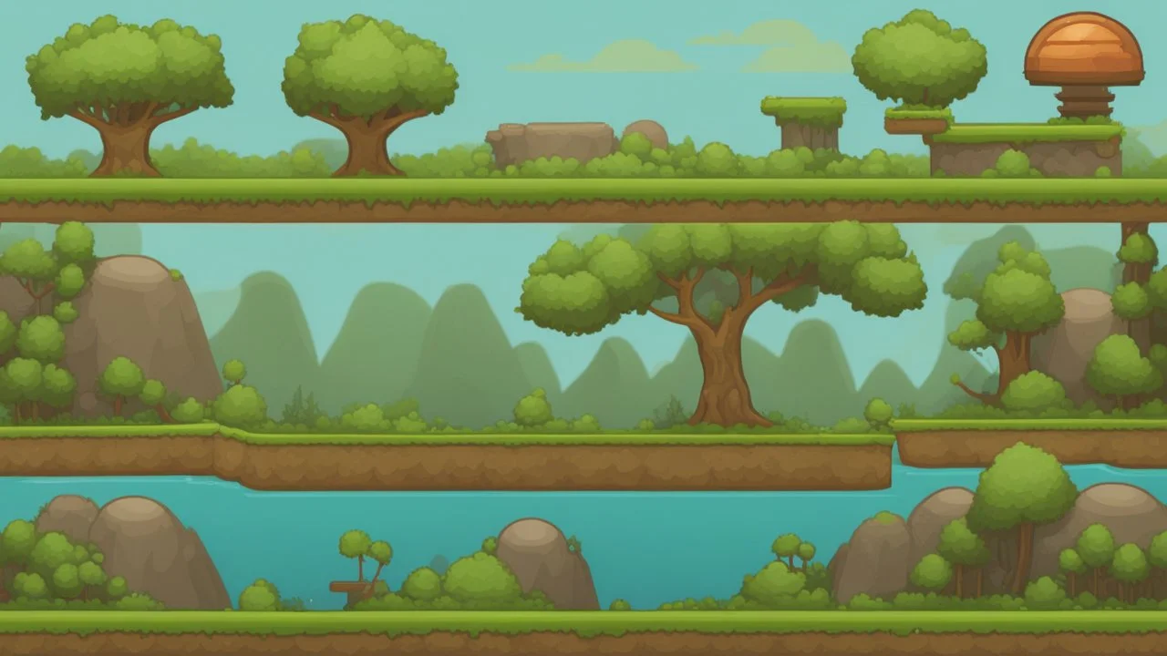 tileset landscape for 2d platformer