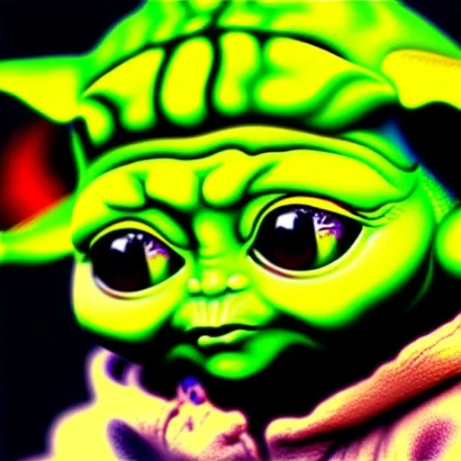 ultra detailed portrait of Baby Yoda , extremely detailed digital painting, extremely detailed face,crystal clear eyes, in the style of robert e howard and pablo oliveira and Ken Kelley and Keith Parkinson ,mystical colors,perfectly centered image, perfect composition, rim light, beautiful lighting,8k, stunning scene, raytracing