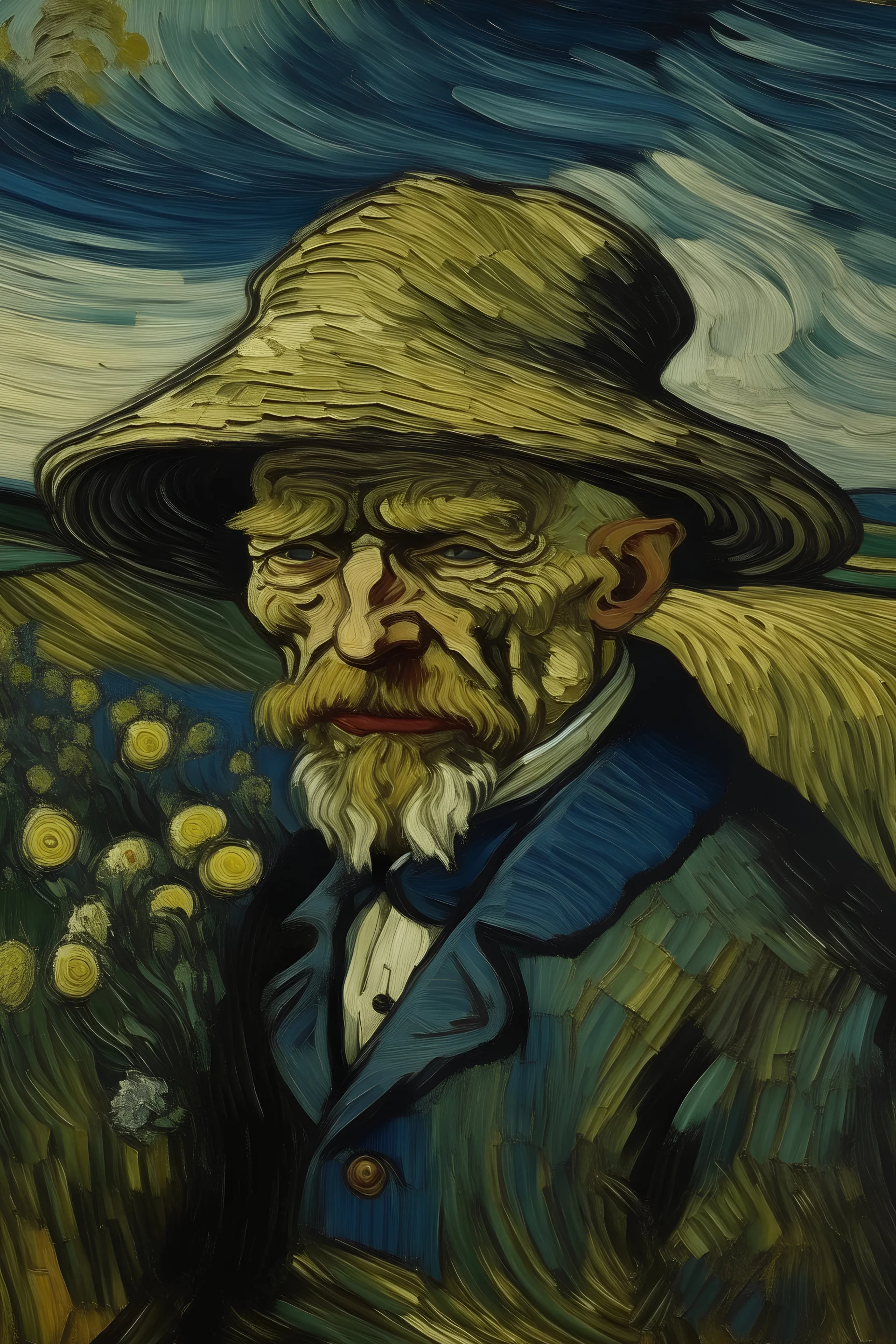 Portrét yorkshira van gogh