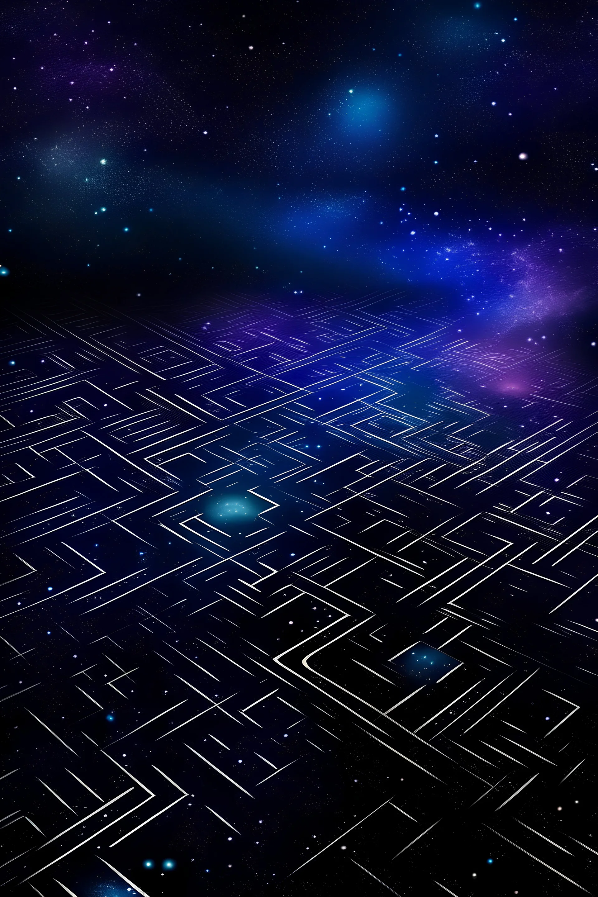 write Maze background galaxy