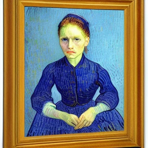 Portrait of girl by van gogh