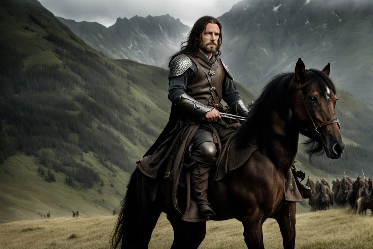 aragorn on horseback