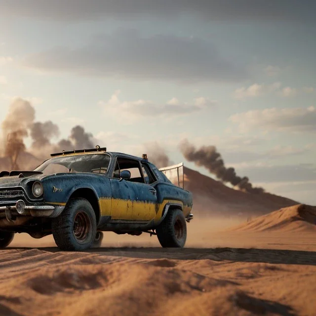 Ultra realistic mad max image, party, people background. Danger sweet woman, waist up view. Steampunk style, epic, yellow smoke fog, hottest, highly detailed, concept art, unreal engine 5, god rays, ray tracing, RTX, lumen lighting, ultra detail, volumetric lighting, 3d, finely drawn, high definition, high resolution.