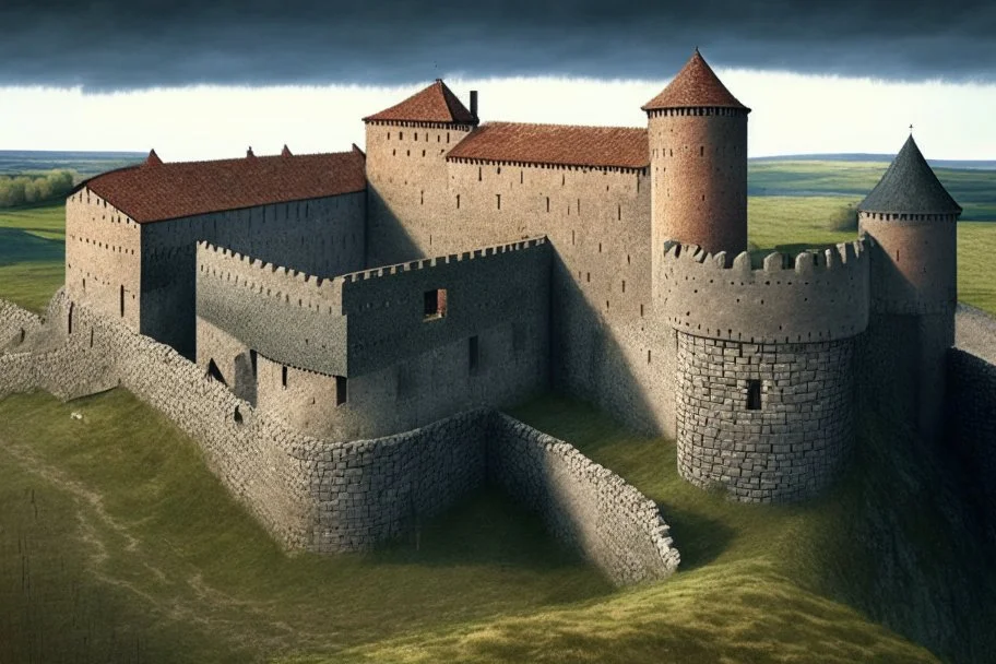 Germanic fortress from the 1400s