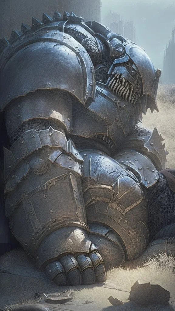 sleeping armored giant