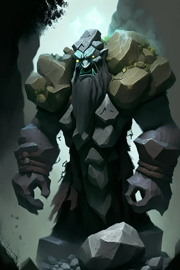 stone golem malphite scary wizard druid