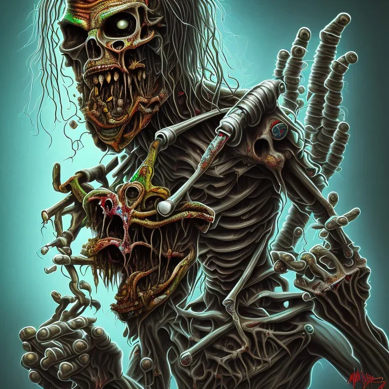 Zombie rastafary iron maiden