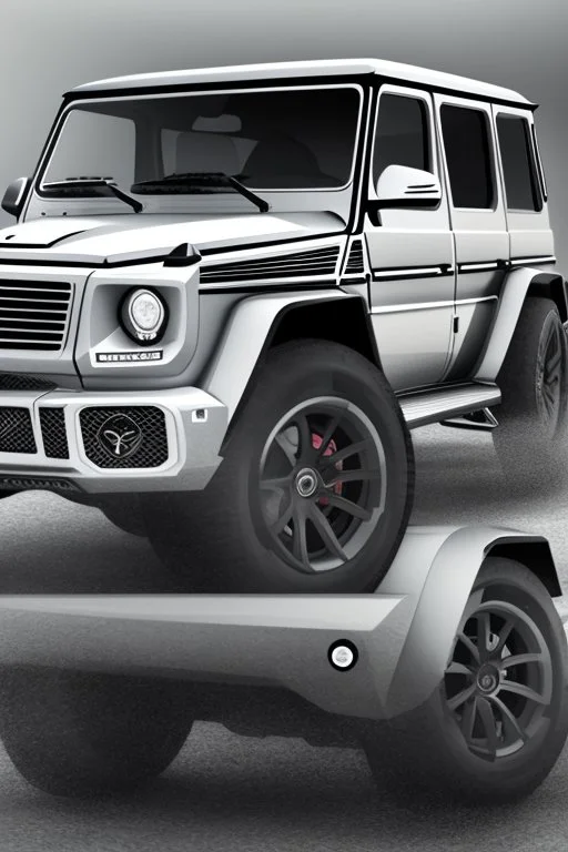 G-Class Hyper Sport, Rear View, 4K, Ultra Realistic