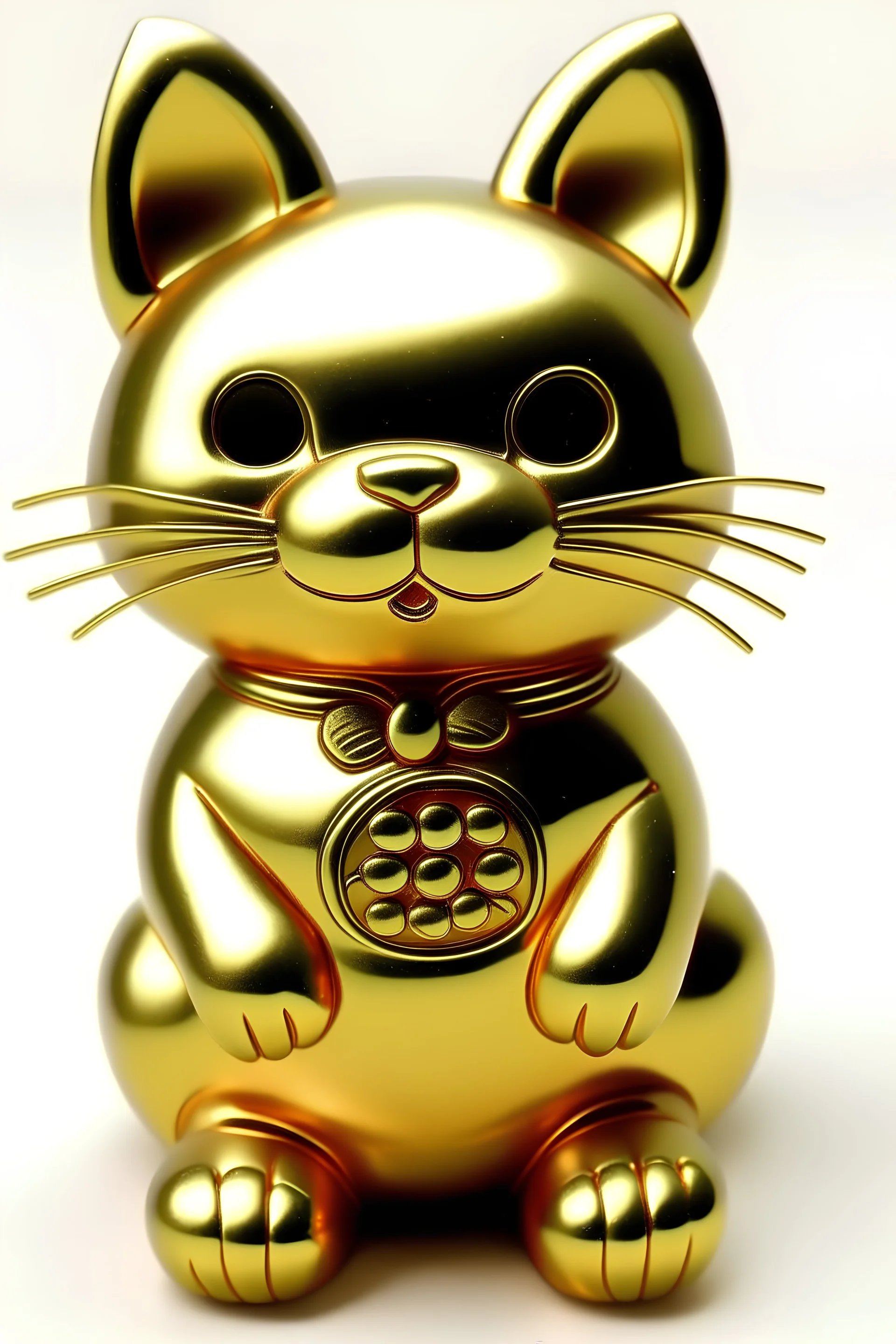 lucky cat love gold money