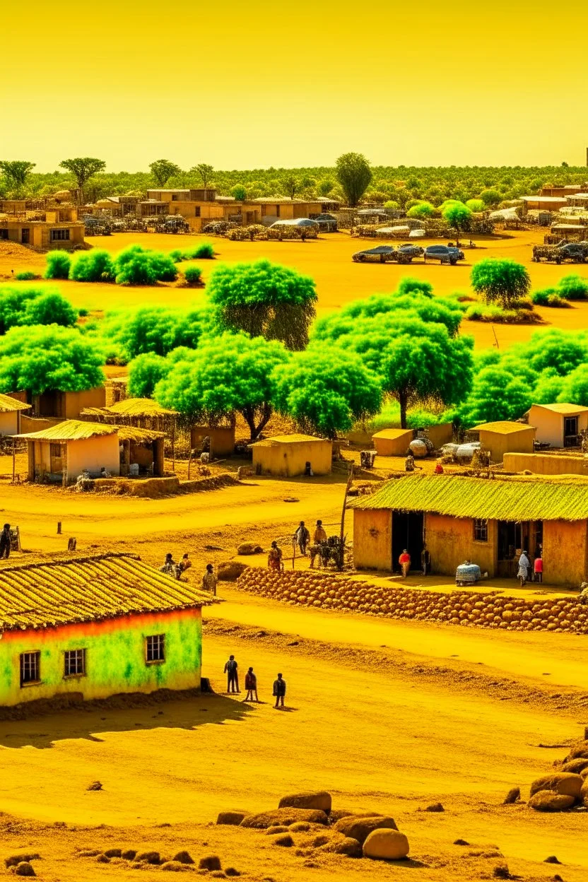 African Town in Sudan