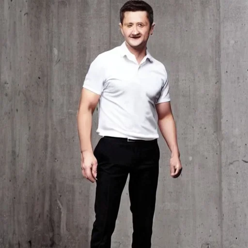 Volodymyr Zelensky wearing hot pants