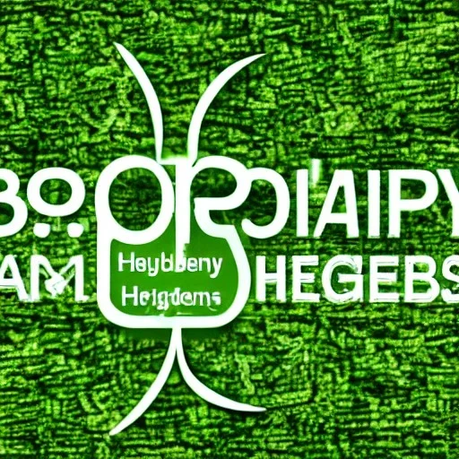 company logo, biogenesis, herbs, genetics