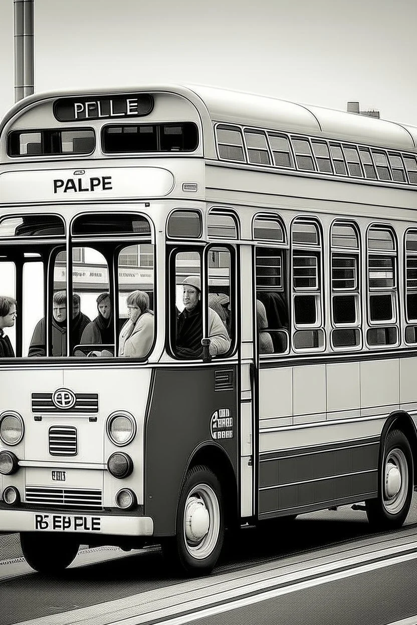 2 decaple people a bus