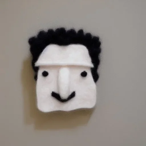 Elvis made of wool