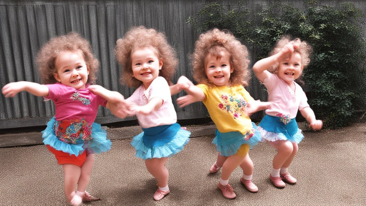 4 little suzies dancing