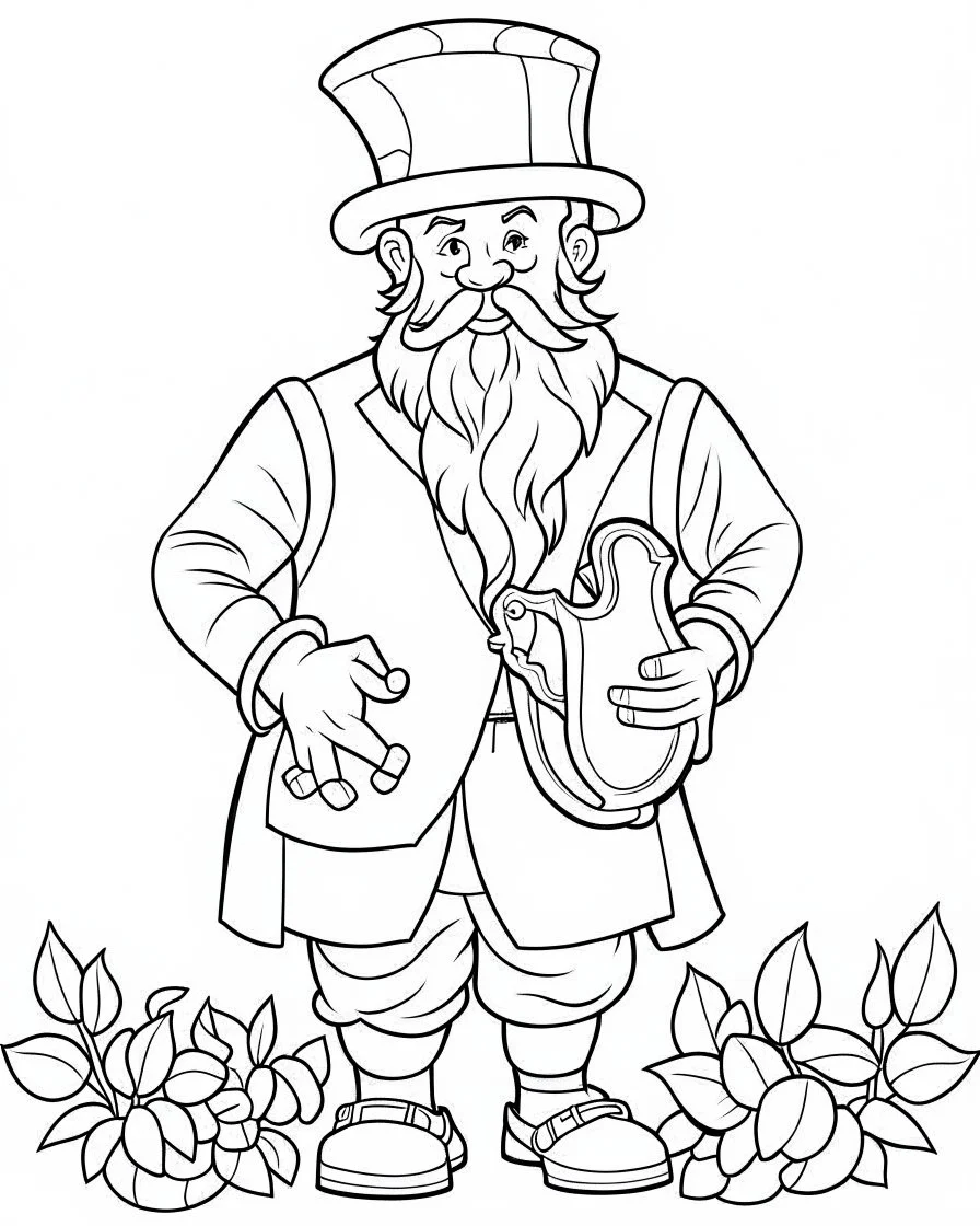 St. Patrick Kids coloring pages