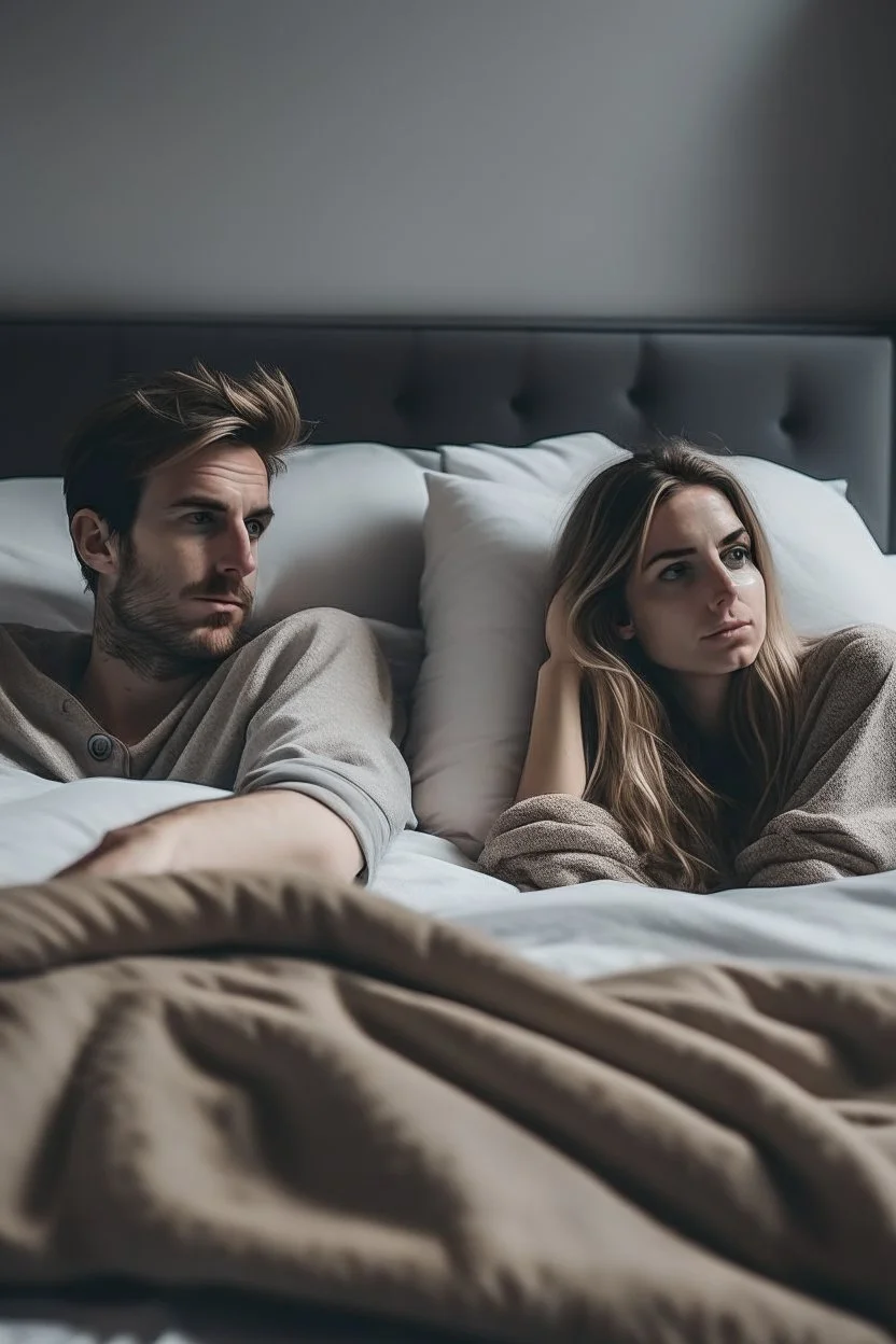 two people in bed
