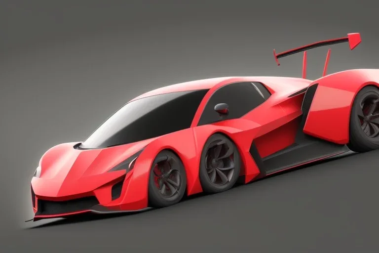 Supercar Vector 3d rendering Vector