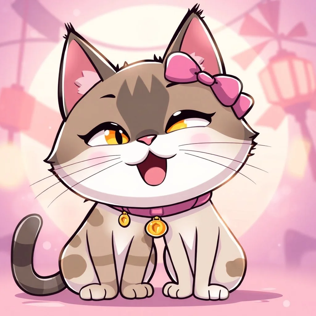 Meow sama cartoon