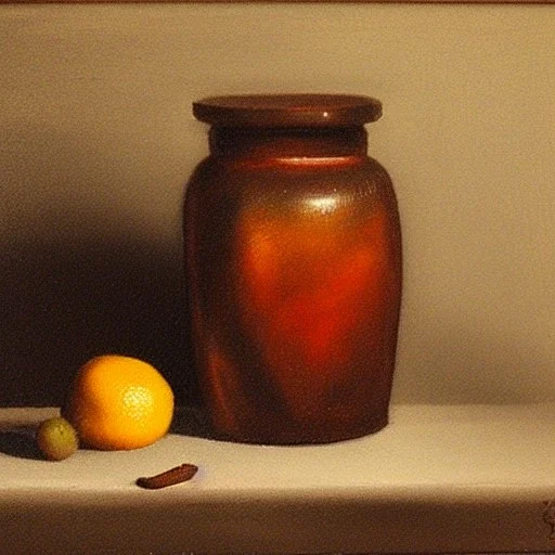 still life jar